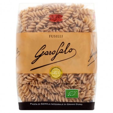 Garofalo Organic Wholewheat Fusilli Pasta 500g